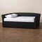 Baxton Studio Delora Dark Grey Upholstered Queen Size Daybed 158-9672 - alternate 3